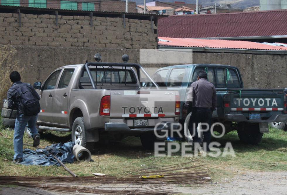 Se llevan memorias y tablero de camionetas de Gobierno Regional de Junín 