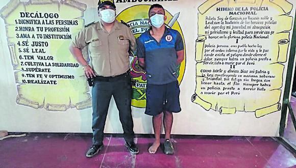 La Policía realizó un operativo y encontró en la manzana X del A.H Froilán Alama a cinco personas que huyeron del lugar al ver a los custodios.