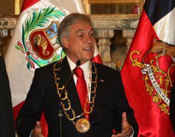 Sebastian Piñera es condecorado con el Gran Collar de la Orden "El Sol del Perú"