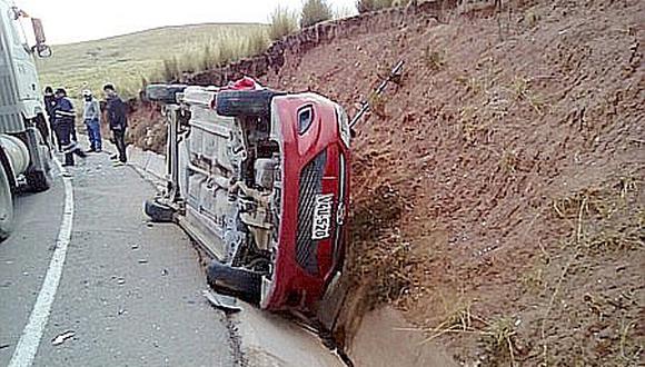 Investigan accidente en la ruta Sicuani - Espinar (Cusco) 
