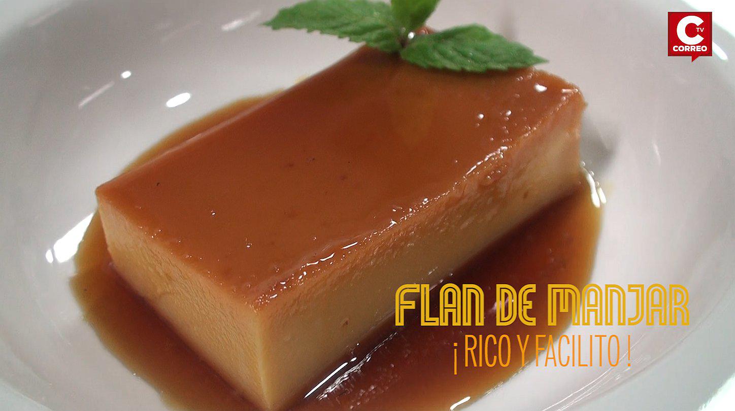 ​Rico y facilito: Flan de manjar para empezar la semana (VIDEO)
