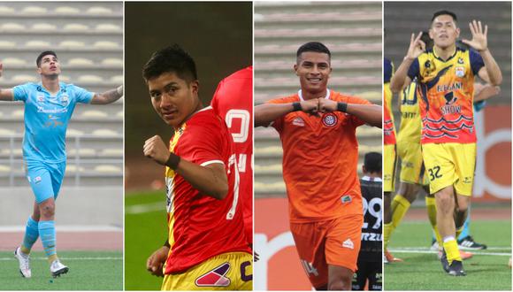 Se trata de Rolando Díaz (Unión Huaral), Luis Ramos (Deportivo Llacuabamba), Marlon Ruidías (Sport Chavelines) y Arly Benites (Atlético Grau). (Foto: LFP)