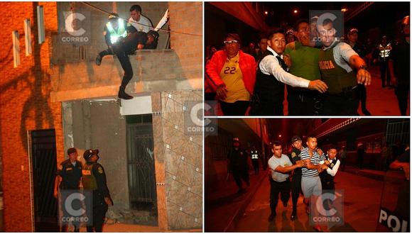 Detienen a policía por disparar a dos vecinos en San Juan de Lurigancho (FOTOS) 