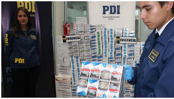 En Chile encuentran 5 mil cajas de cigarros que fueron llevados desde Perú