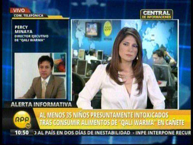 Director de Qaliwarma pide investigar mientras hay 50 niños intoxicados