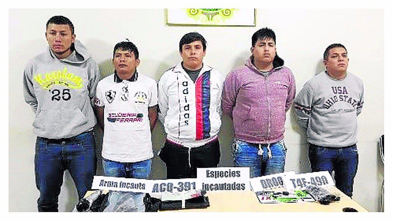 Detienen a cinco presuntos “marcas” a punto de dar un golpe en el centro histórico (VIDEO) 