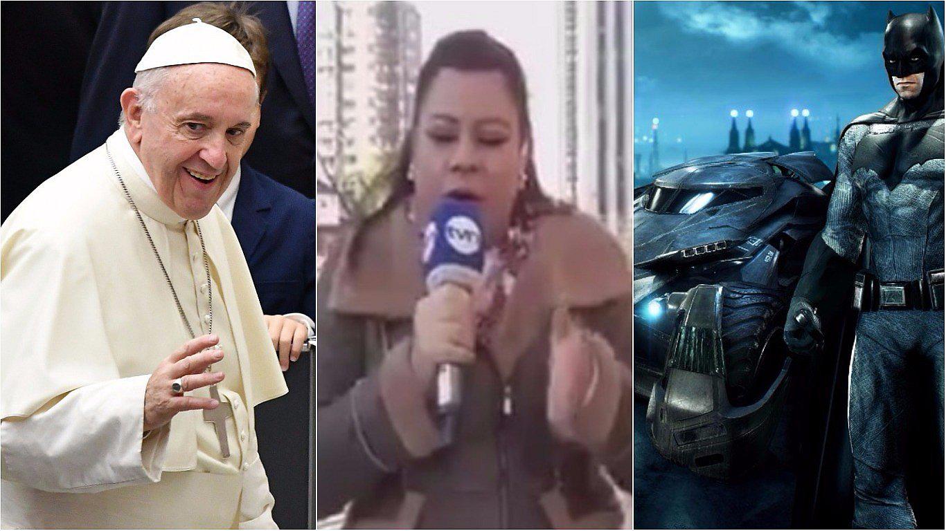 ​Youtube: periodista confunde el papamóvil con el batimóvil en plena transmisión (VIDEO)