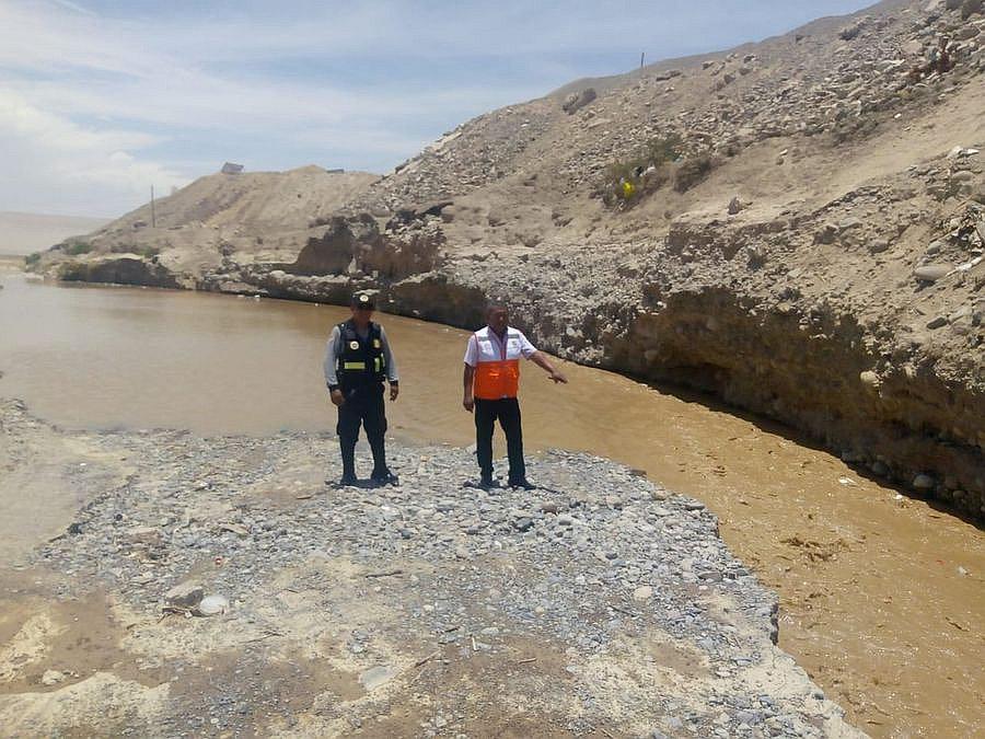 Lluvias activan el río seco en Gregorio Albarracín