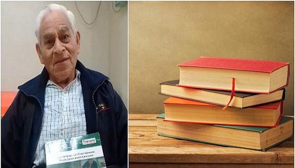 Facebook: Anciano de 80 años sueña con acabar sus estudios de nivel primaria