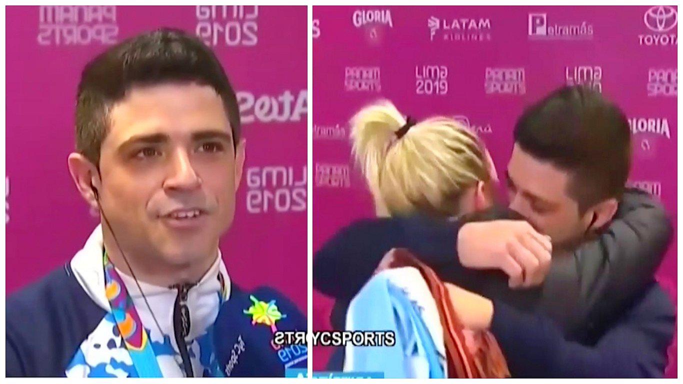 Gimnasta argentino le pidió matrimonio a su novia tras ganar medalla en los Panamericanos 2019 (VIDEO)