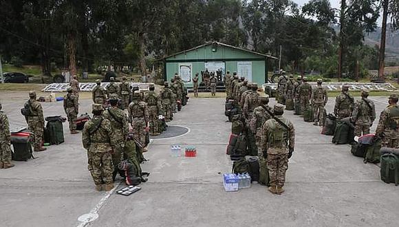 Soldados viajan 39 horas desde Ayacucho para iniciar patrullaje en la región Pasco