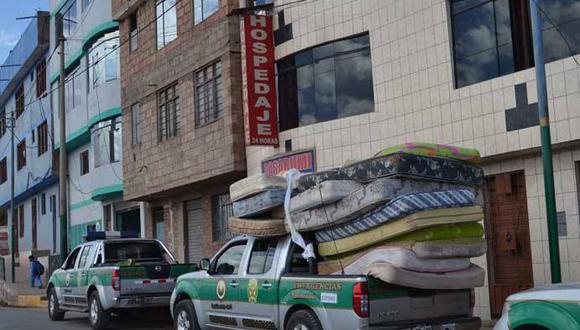 Cusco: incautan colchones en mal estado  