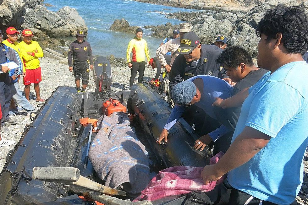Sacaron un cadáver del mar y sigue la búsqueda de dos varones desaparecidos
