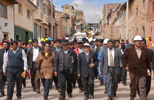 Gobierno Regional de Puno inaugura carretera Accoccollo-Huancané