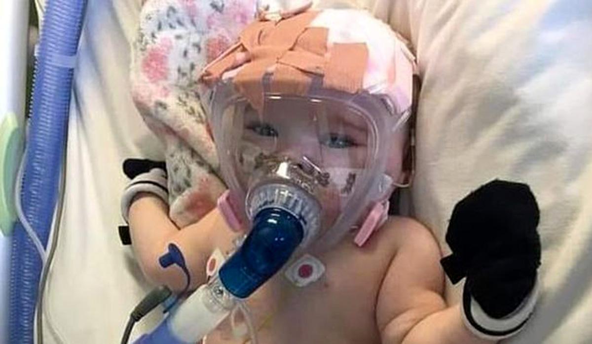 Bebe de seis meses en Reino Unido está internada en un hospital de Liverpool por coronavirus. (Foto: Facebook Emma Bates)