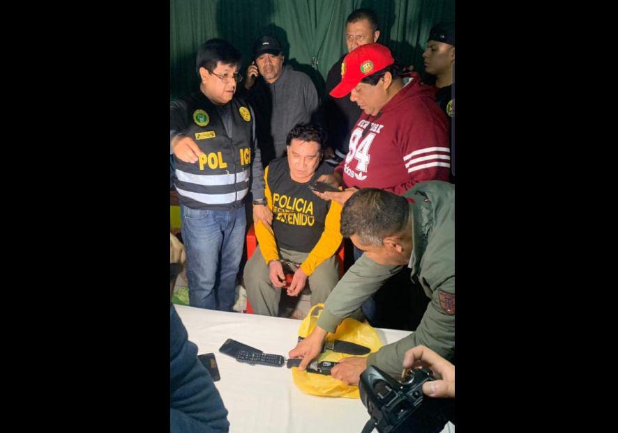 Carlos Burgos se encontraba prófugo de la justicia desde hace dos años. El 22 de marzo del 2017 fue condenado a 16 años de prisión efectiva por enriquecimiento ilícito proveniente del lavado de activos. (Foto: Mininter)