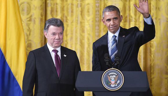 Barack Obama felicitó a Juan Manuel Santos por paz con las FARC