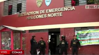 Comas: vecinos de Año Nuevo exigen que no se retire de base PNP a “Los Halcones” | VIDEO 