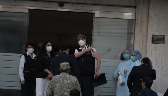 Presidente Sagastegui llega al hospital Militar |  Foto: Giancarlo Avila - @PHOTO.GEC