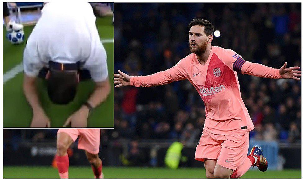 Periodista enloquece en vivo y se arrodilla ante futbolista: "Messi es Dios" (VIDEOS)