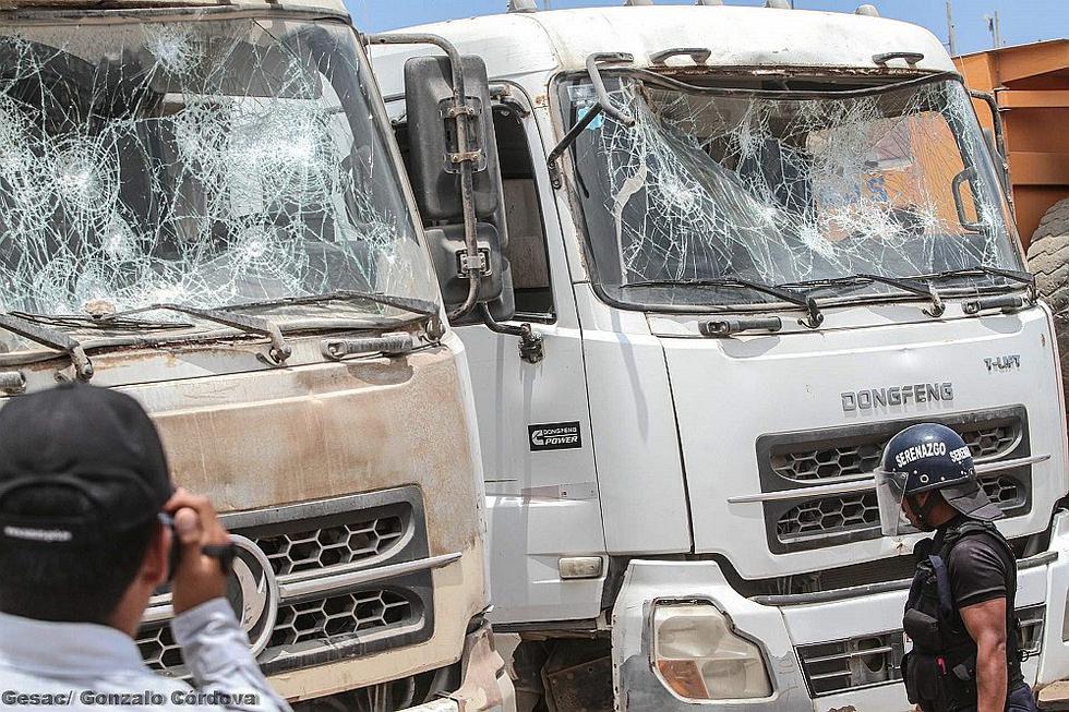 Violento desalojo en Villa El Salvador. 