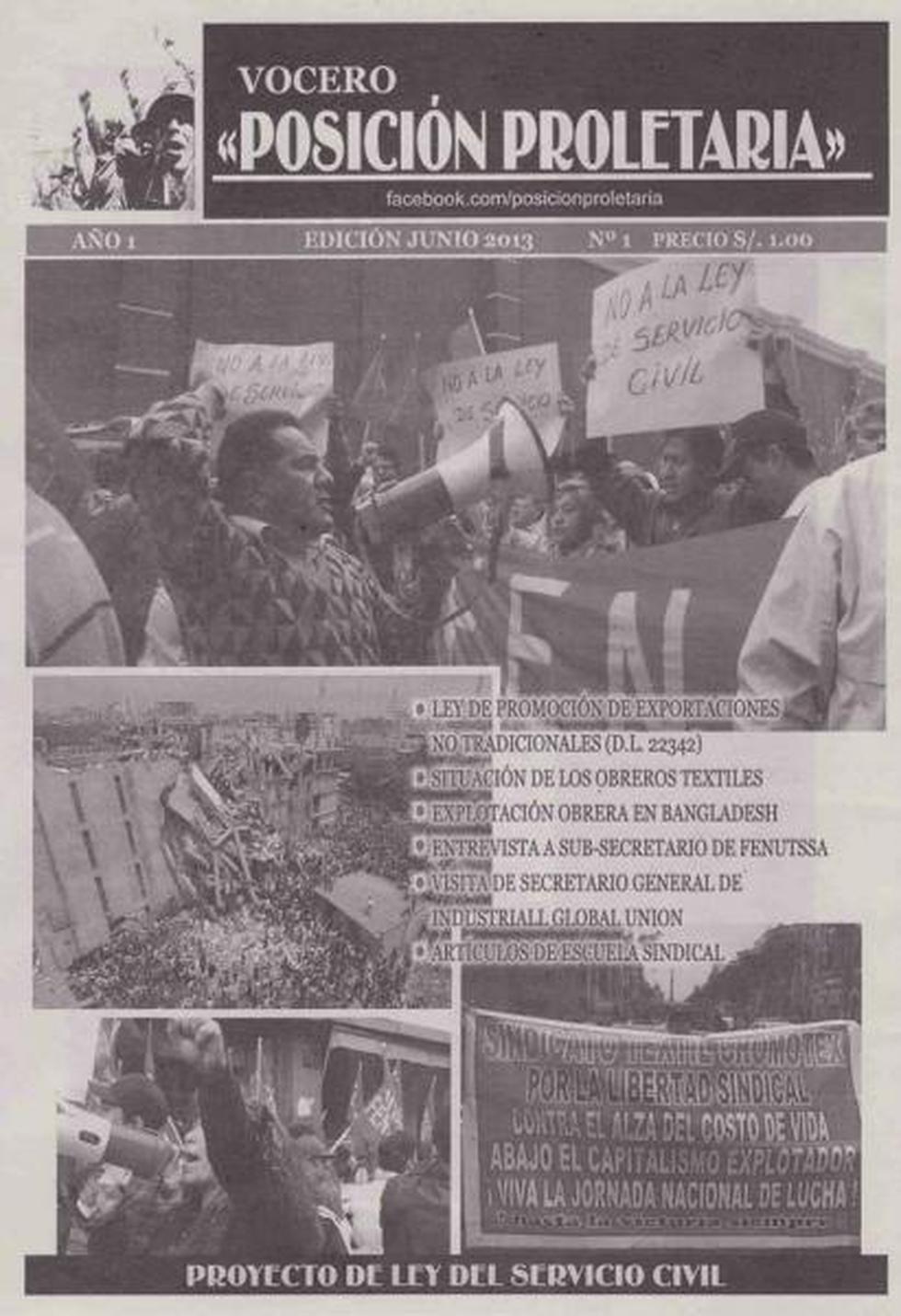 Movadef vuelve a las andadas y se infiltra en protestas sociales