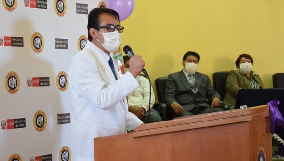 Puno: El gobierno regional de Puno nombró al director del hospital Carlos Monge Medrano de Juliaca, Fredy Velásquez Angles, como nuevo jefe del Comando Regional Regional COVID-19. (Foto: Diresa)