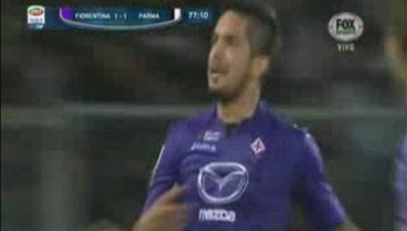 Con gol de Juan Manuel Vargas: Fiorentina empató 2-2 con Parma 