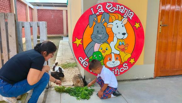 En zona de frontera, los alumnos crían animales para complementar el servicio alimentario