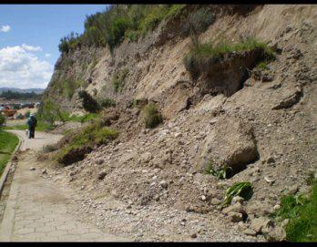 Caminito de Huancayo intransitable