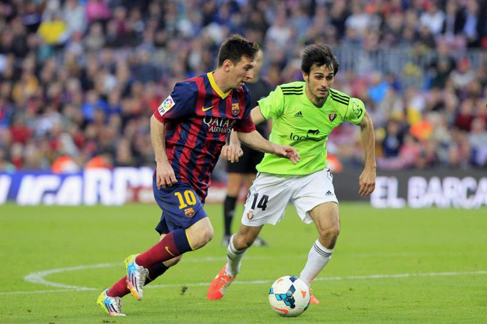 Barcelona goleó al Osasuna 7-0 con hat trick de Lionel Messi