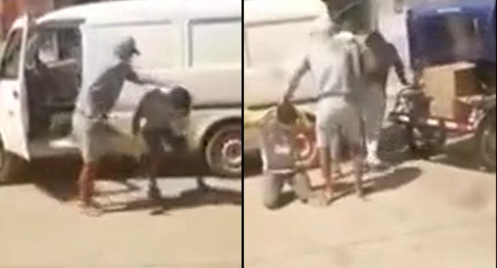 Piura: Graban a tres ladrones asaltando minivan en 47 segundos durante la cuarentena | VIDEO