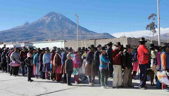 Poder Judicial entregó ayuda a familias que sufren por heladas en Tacna