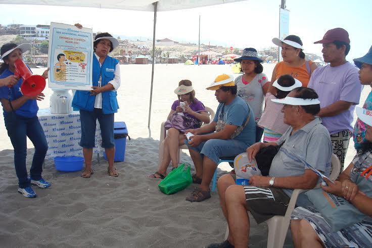 Essalud capacitó a 300 veraneantes en el balneario de Mollendo