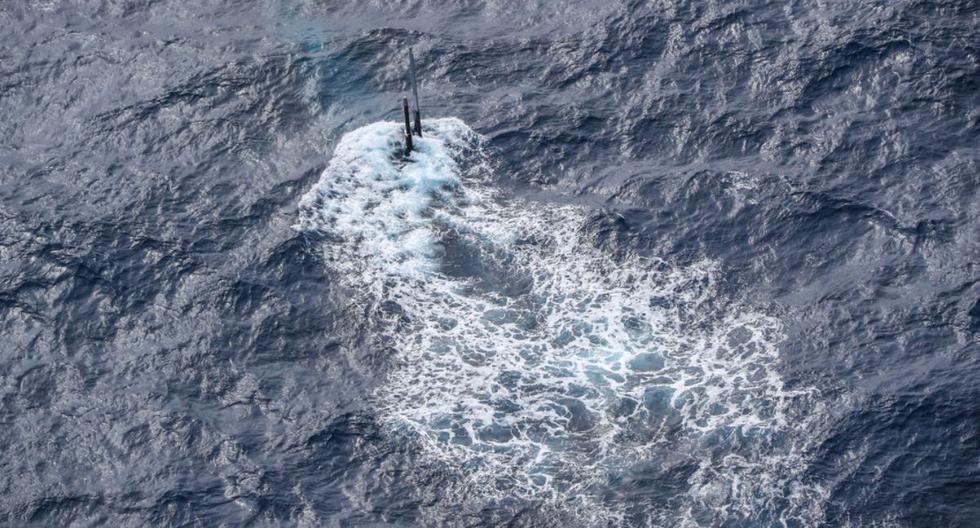 La reacción de Argentina corresponde a una información publicada en la cuenta oficial de Twitter del Comando de la Fuerza Submarina Atlántica estadounidense (COMSUBLANT), que muestra imágenes del USS Greeneville en las Islas Malvinas. (Captura/Twitter COMSUBLANT).