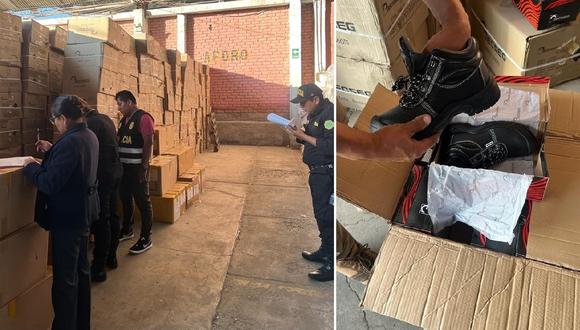 Calzados importados estaban en almacén de Terminales Rojas SAC en la zona del Parque Industrial de Tacna
