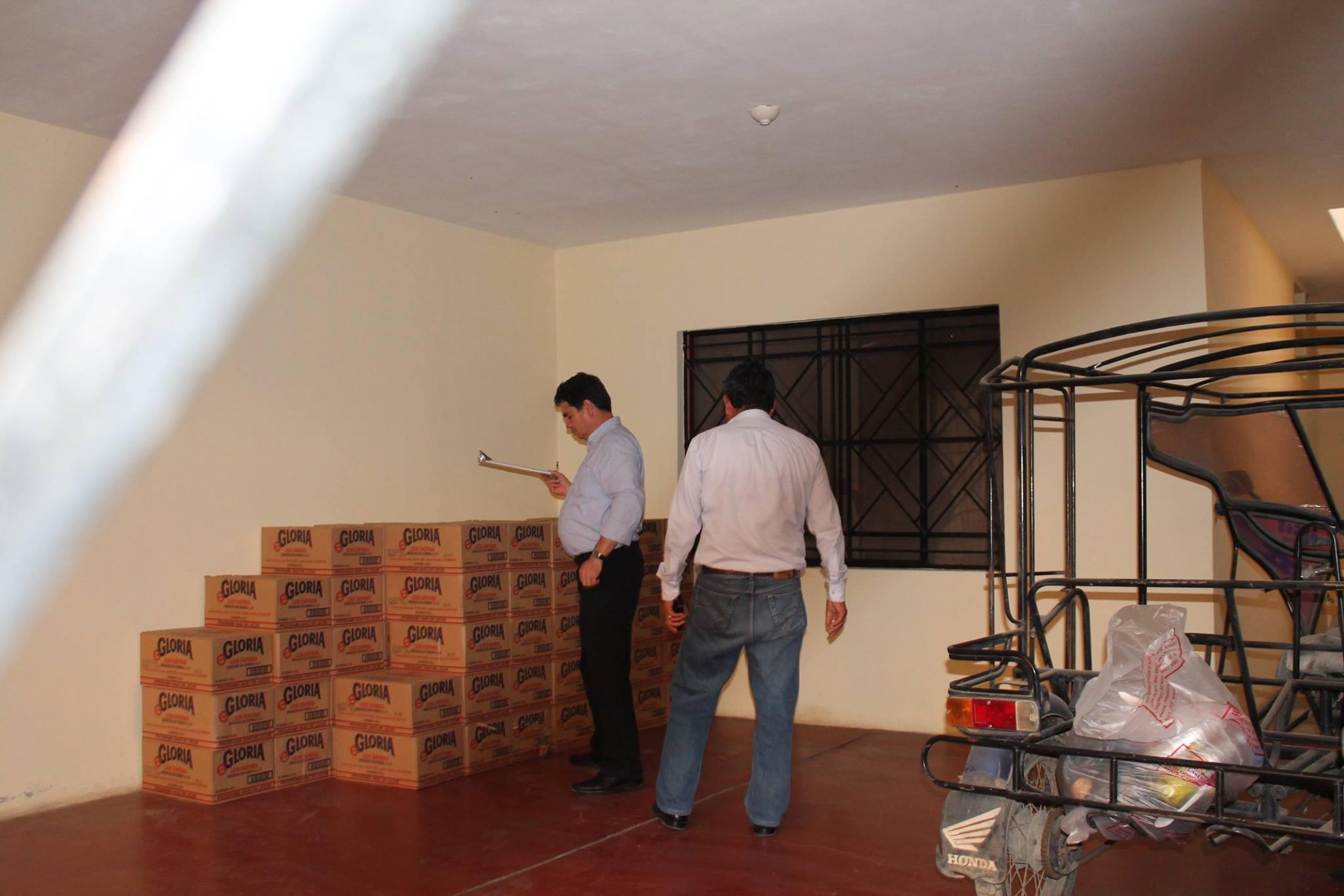 Áncash: Hallan productos de Vaso de Leche en vivienda alquilada por funcionario edil 