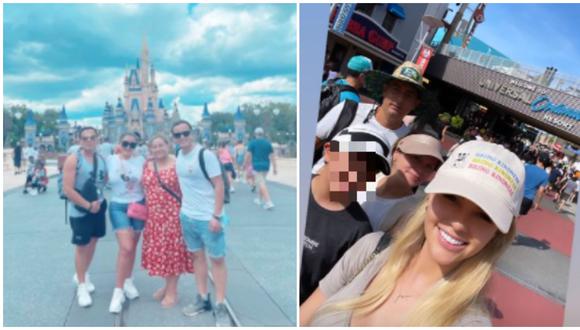Brunella Horna y Richard Acuña visitan Disney, pero por separado. (Fotos: Instagram)