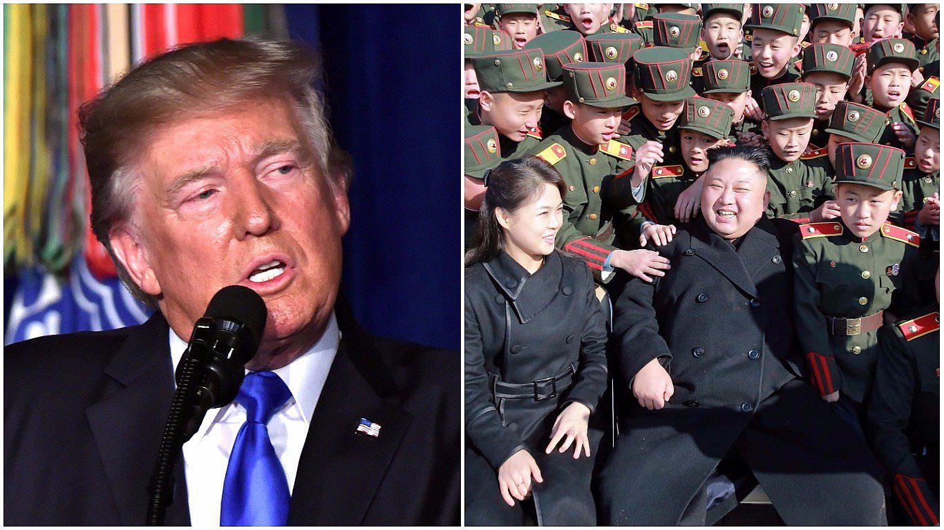 Donald Trump avisa que "todas las opciones están sobre la mesa" con Corea del Norte