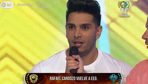 EEG: Rafael Cardozo sorprende a todos con su regreso al programa [VIDEO]