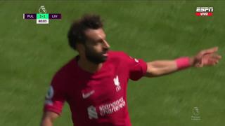 Liverpool vs Fulham: Salah anotó el 2-2 luego de una asistencia de Darwin Núñez en la Premier League (VIDEO)