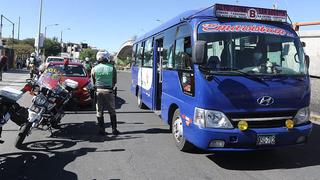 Arequipa: PNP acatará cambio de horarios de transporte público y taxis
