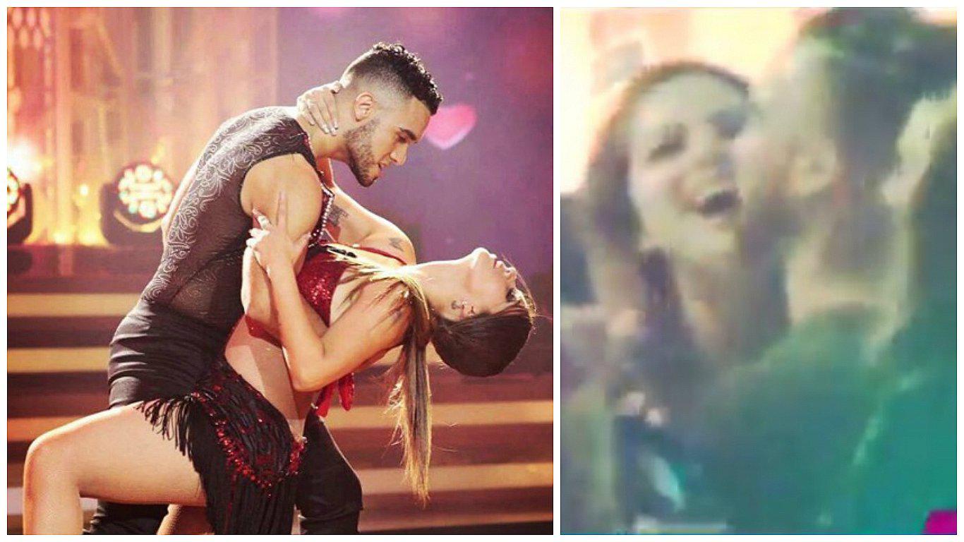 ​¿A rey muerto, rey puesto? Melissa Klug ampayada besando a bailarín (VIDEO)