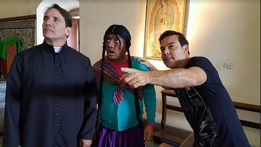 Ex integrante de Menudo graba escenas de película de la Paisana Jacinta