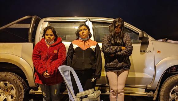 Detienen a 3 mujeres bolivianas por transportar drogas en Arequipa