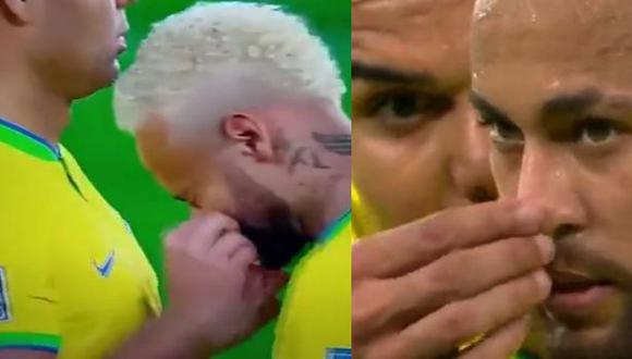 Neymar y Casemiro, imágenes que causaron revuelo en victoria de Brasil en Qatar 2022. (Foto: FIFA TV)