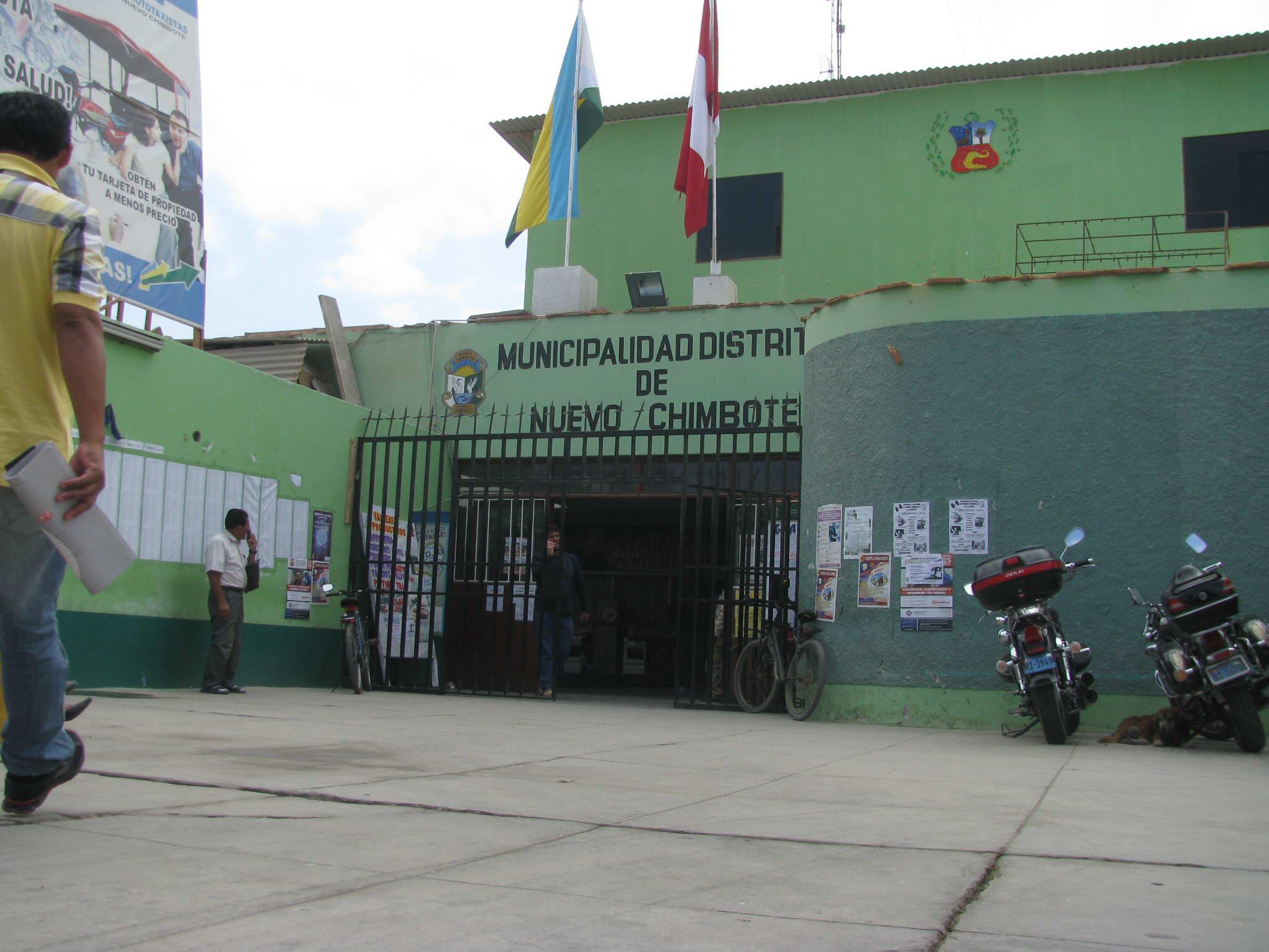 Supuesta red de pagos en municipalidad de Nuevo Chimbote