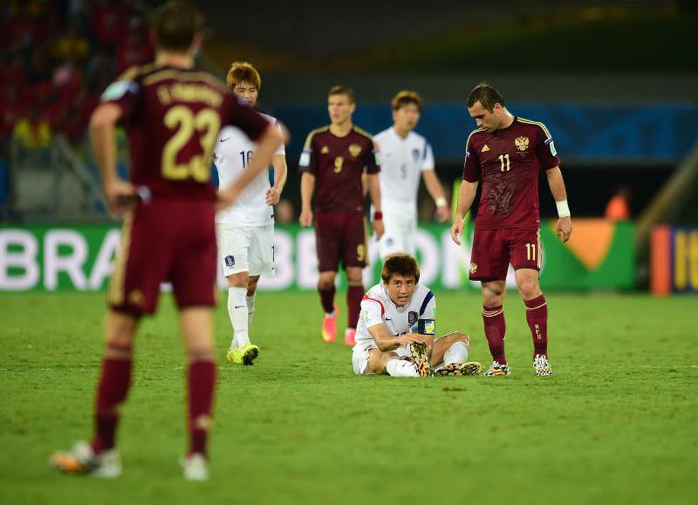Brasil 2014: Corea del Sur y Rusia igualaron 1-1
