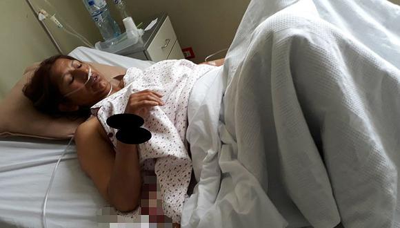Mujer se recupera de 6 puñaladas que recibió de su expareja