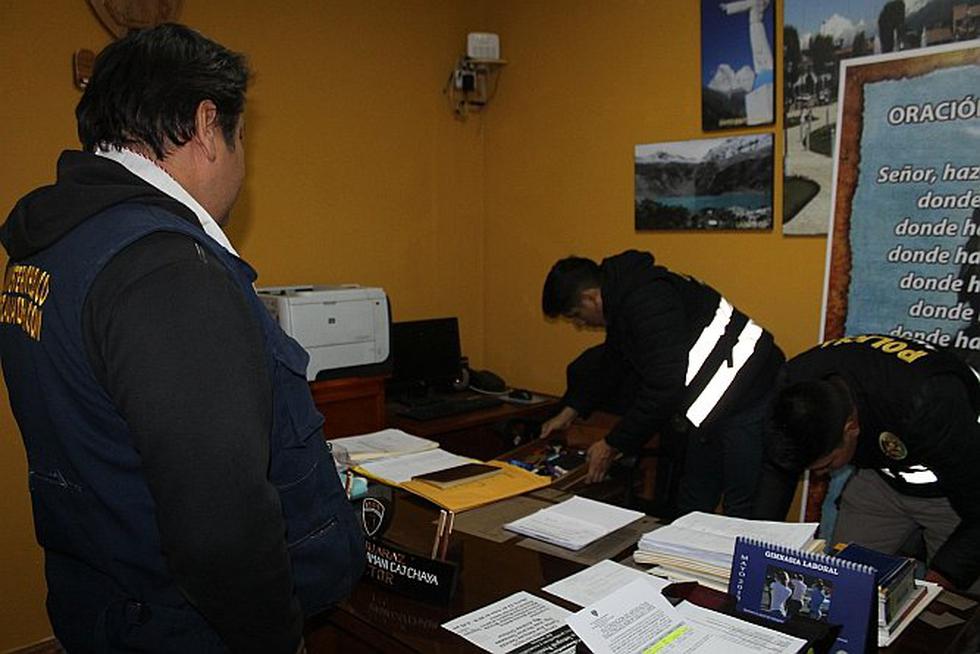 Doce fiscales intervienen hasta la dirección del penal de Huaraz (Fotos)
